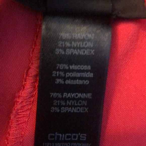 2 pair Chico’s size 00 so sliming crop and ankle - Picture 3 of 10